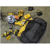 Image 1 : DEWALT RECIP. SAW, SKIL SAW, 2 DRILLS, CHARGERS, BATTERIES & BAG