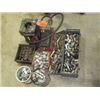 Image 1 : HYDRAULIC HOSE CRIMPER C/W DIES & ASSORTMENT OF FITTINGS
