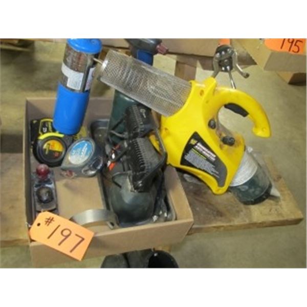 TAPE LINES, MOSQUITO FOGGER, 12 LIGHTS, HAND PLANE