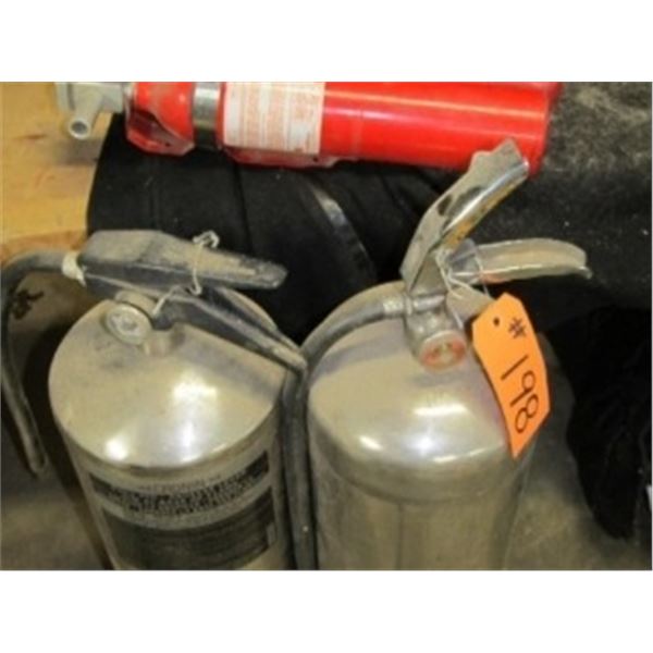 4 FIRE EXTINGUISHERS
