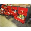 Image 1 : 20 DRAWER ROLLING TOOL CHEST WORK BENCH C/W CONTENTS INCLUDING: