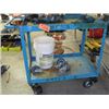 Image 1 : BLUE ROLLING PARTS CART