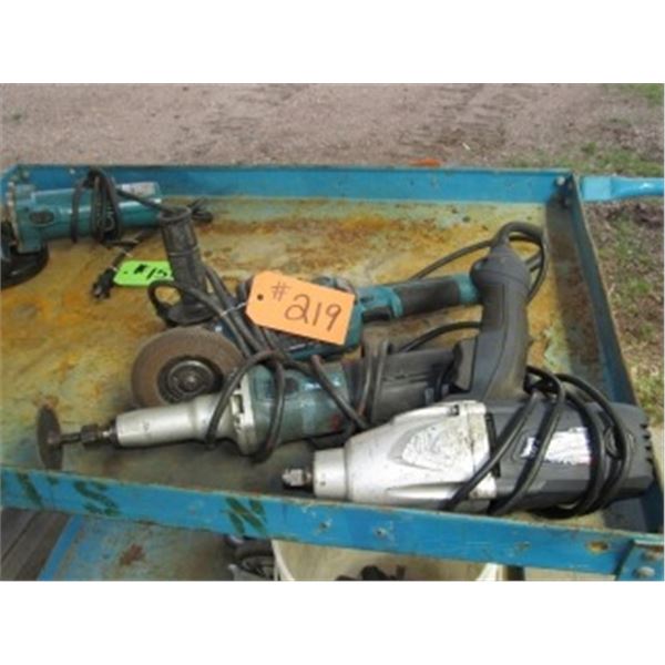 MASTERCRAFT 1/2" IMPACT, MAKITA ANGLE & STRAIGHT GRINDER