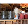 Image 1 : 2 ROLLS OF PIPE INSULATION, JERRY CANS & PAILS