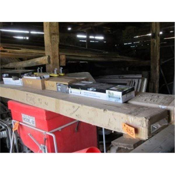 PRO SLAT 8' ALUMINUM TOOL ORGANIZER RACK C/W HOOKS