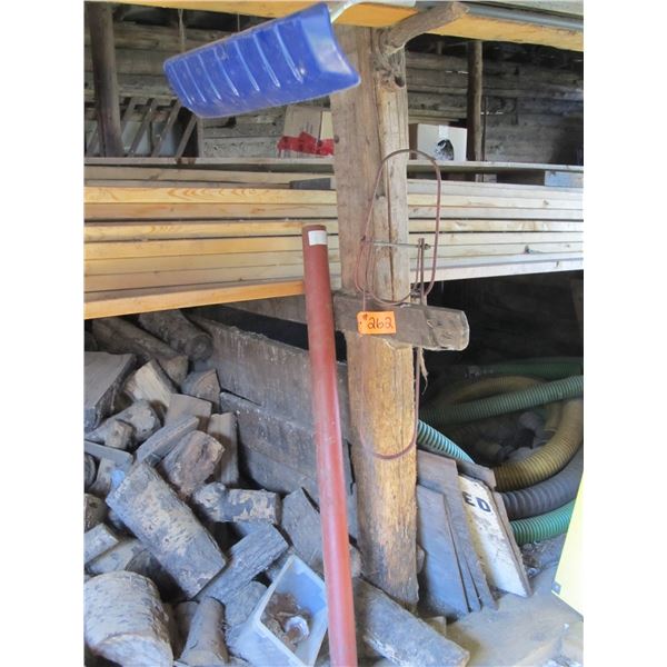 TELEPOST SUPPORT, SNOW RAKE, GATE OPENER
