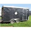 Image 2 : 2013 MIRAGE 16' ENCLOSED TANDEM AXLE TRAILER