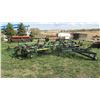 Image 3 : CCIL 203 - 21' DOUBLE WING CHISEL PLOW C/W 3 BAR TINE HARROWS