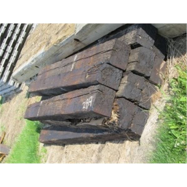 11 RAILWAY TIES (ALL FOR ONE MONEY)