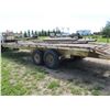 Image 4 : 1977 APPROX 30' UNIVISION SLIDING AXLE 5TH WHEEL TRAILER C/W FOLD DOWN RAMPS