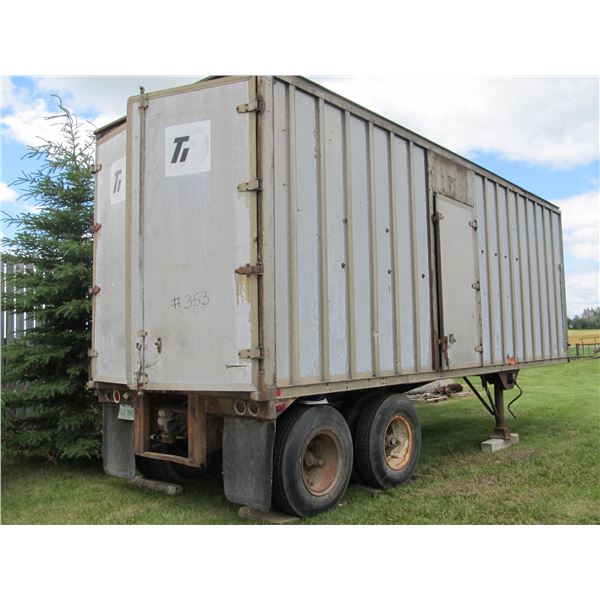 1977 COMET 26' TOOL CRIB VAN TRAILER,