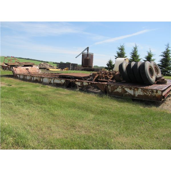 APPROX 42' GOOSENECK EQUIPMENT TRAILER