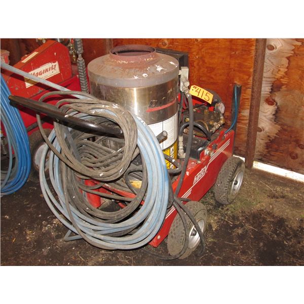 HOTSY STEAMER WASHER C/W ELECTRIC MOTOR