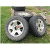 Image 1 : 4 TOYO OPEN COUNTRY 35X12.5X20 TIRES ON ALUMINUM RIMS