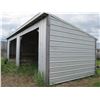 Image 2 : 12' X 30' METAL CLAD SHELTER ON STEEL SKIDS