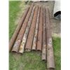 Image 1 : 8 PIECES OF 8' 2 7/8"- 4" PIPE (ALL FOR ONE MONEY)