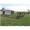 Image 2 : 24' HAY BUNK C/W 8' GOOSENECK RACK, RACHET TIE DOWNS