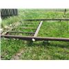 Image 4 : 24' HAY BUNK C/W 8' GOOSENECK RACK, RACHET TIE DOWNS