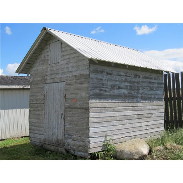10' X 12' METAL ROOFED STORAGE SHED