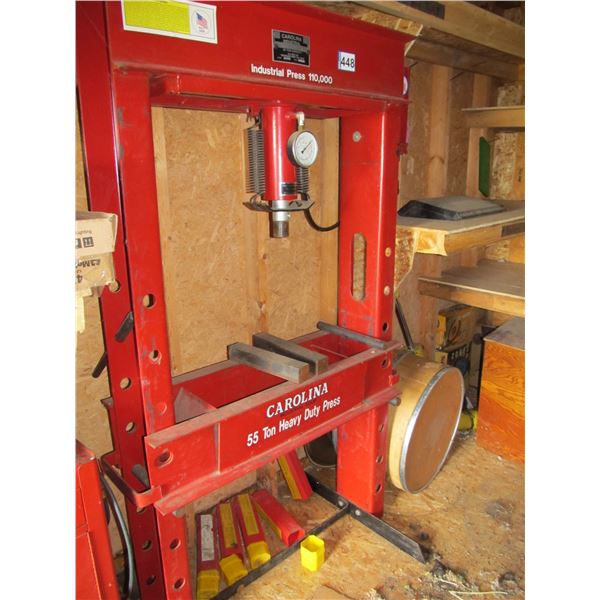 CAROLINA 55 TONNE HYDRAULIC PRESS