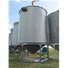 Image 1 : WESTEEL 14' - 6 RING DOUBLE SKID HOPPER BIN