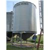 Image 1 : WESTEEL 14' - 6 RING DOUBLE SKID HOPPER BIN