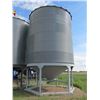 Image 1 : WESTEEL UFA 14' - 6 RING DOUBLE SKID HOPPER BIN