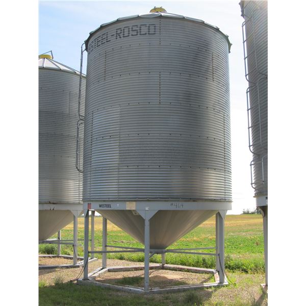 WESTEEL 14' - 6 RING HOPPER BIN ON DOUBLE SKID