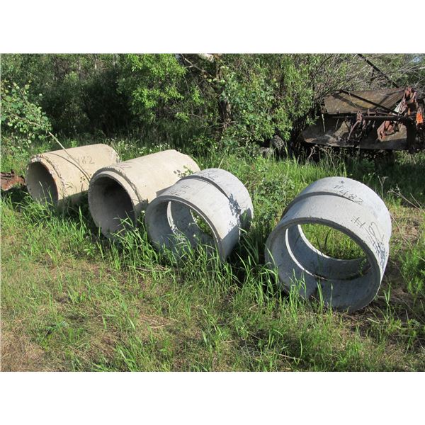 6 CONCRETE SEPTIC RISERS