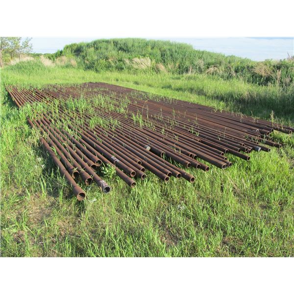 62 - APPROX. 2 3/8" DRILL TUBING (ALL FOR ONE MONEY)