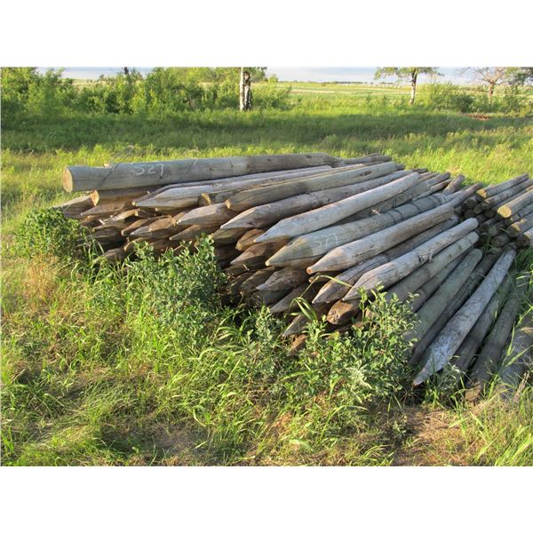APPROX 250 - 275 USED FENCE POSTS (ALL FOR ONE MONEY)