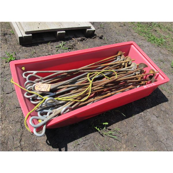 CALF SLEIGH WITH APPROX 36 SCREW ANCHORS