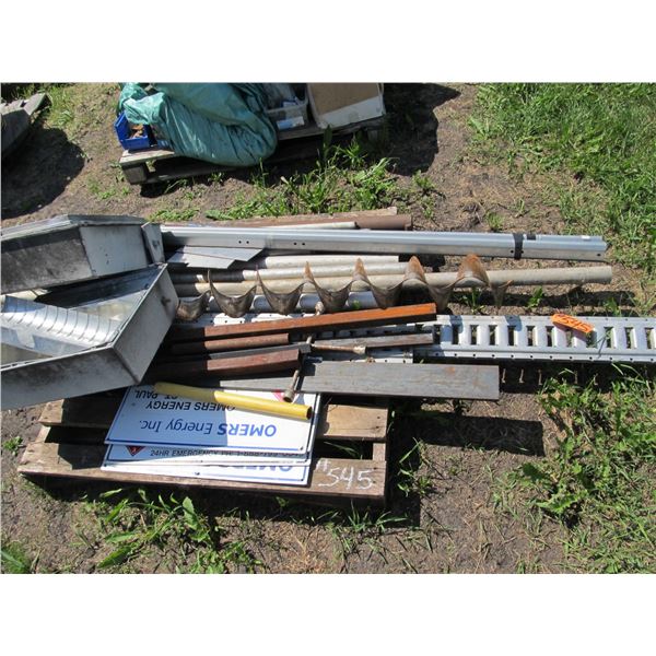 2" & 4" STEEL PLATE, PIPE, FLAGGING, TRACKING, FLOOD LAMPS