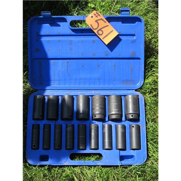 WESTWARD IMPACT SOCKET SET (3/8" - 1 5/16")