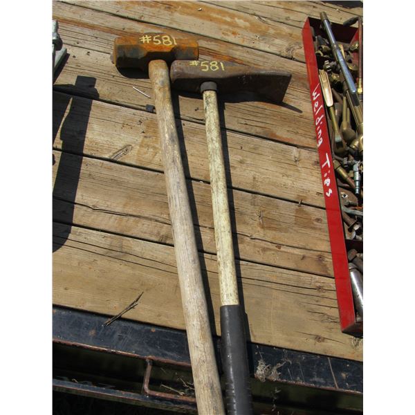 TIRE BREAKING HAMMER & SLEDGE HAMMER
