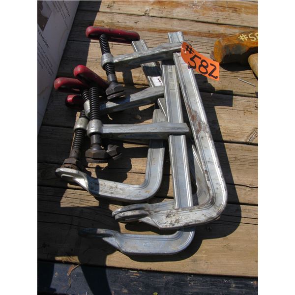 4 BESSEY C-CLAMPS