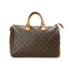 Image 1 : Louis Vuitton Brown Monogram Speedy 35 Handbag