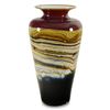 Image 1 : Small Ruby Traditional Urn by GartnerBlade Glass