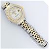 Image 6 : Rolex Ladies 2 Tone MOP String Diamond Oyster Perpetual Datejust Wristwatch