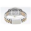 Image 7 : Rolex Mens 2 Tone Blue Vignette VS Diamond 36MM Datejust Wristwatch