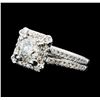 Image 1 : 1.41 ctw Diamond Ring - 14KT White Gold