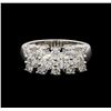 Image 2 : 14KT White Gold 1.54 ctw Diamond Ring