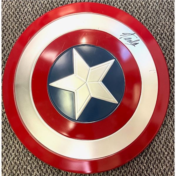 Signed Stan Lee Captain America Shield