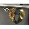 Image 1 : BOX OF ASSORTED  METAL ART PIECES PLUS EMPTY METAL CASE & BOX OF PLASTIC EDGE TRIM