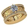 Certified 1.81 Ctw Diamond Wedding/Engagement 14K Yello