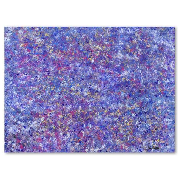 Tom Pergola, "Deep in Thought" Original Acrylic Painting on Gallery Wrapped Canvas, Hand Signed with