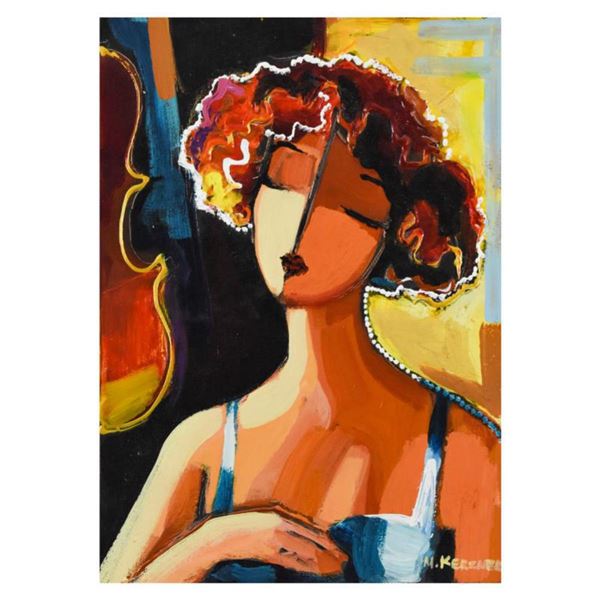 Michael Kerzner, Original Acrylic Painting on Canvas, Hand Signed with Letter of Authenticity.