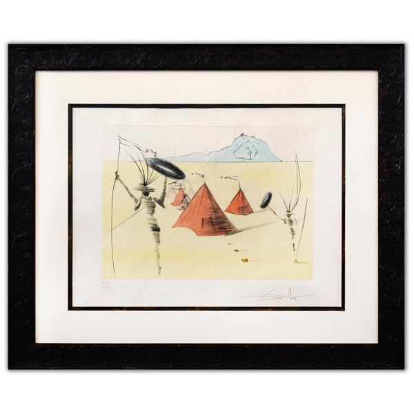 Salvador Dali- Original Lithograph "Gad (From Twelve Tribes of Israel Suite)"
