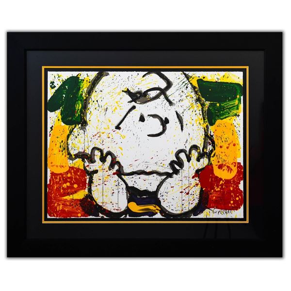 Tom Everhart- Hand Pulled Original Lithograph "Call Waiting"