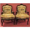 Image 1 : A 12 Pair of Louis XV Style Arm Chairs #1906269